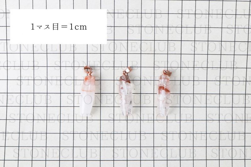 方眼紙比較(ピンクゴールド:約10×39×10mm~約10.3×39.4×10.3mm)
