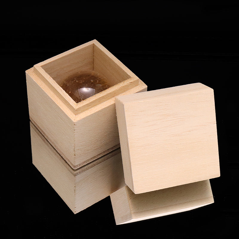【一点物】丸玉 ルチル入りマニハール水晶 インド マニハール地方産 約26mm 桐箱入り ヒマラヤ水晶
