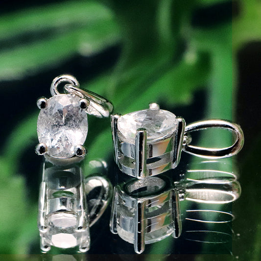 ペンダントトップ　フェナカイト＜ロシア産＞　オーバルカット　silver925　シルバー [co-g0928]