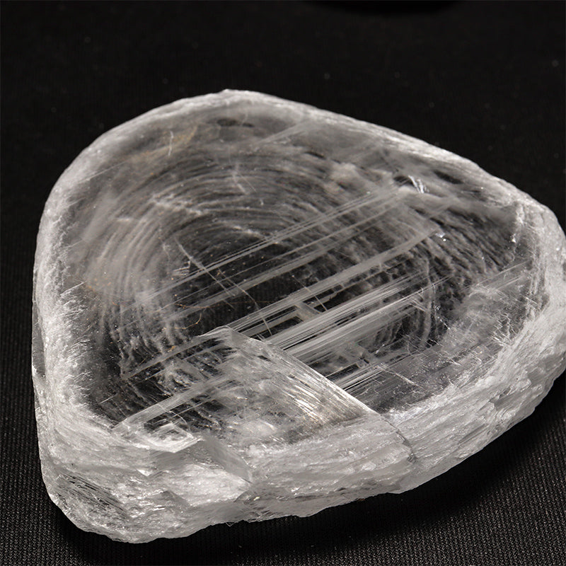 セレナイトスライス＜モロッコ産＞　原石　約7～7.2cm×7.5～9cm [co-g3267]
