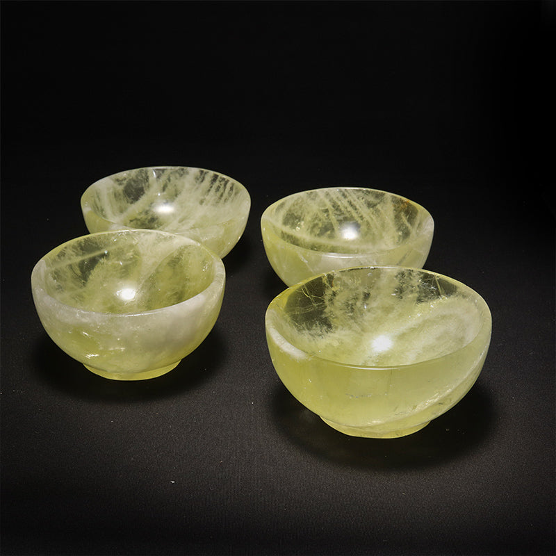 シトリン　お椀　約直径8.9～10×高さ3.7～4.8cm [co-g3261]