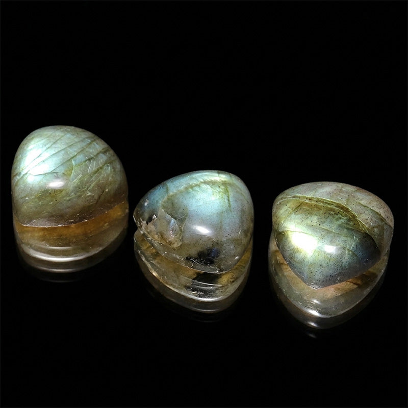 ラブラドライト＜マダガスカル産＞　三角形　約13×13mm　ルース [co-g3447]