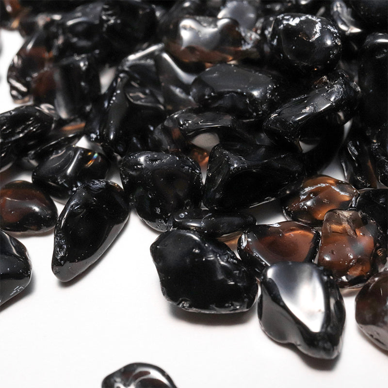 Morion Black Quartz Gravel Approx. 1kg [gr-g1057]