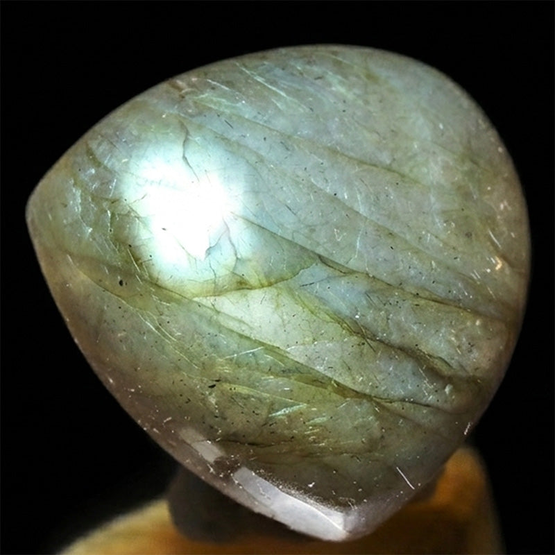 ラブラドライト＜マダガスカル産＞　三角形　約13×13mm　ルース [co-g3447]
