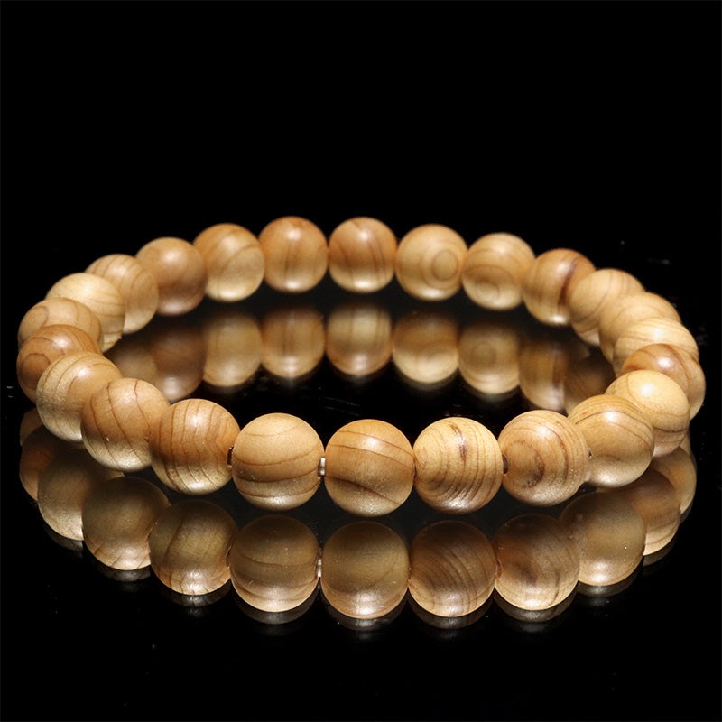 【パワーズウッド】青森桧葉＜青森県産＞　ブレス　丸  [co-g3460]