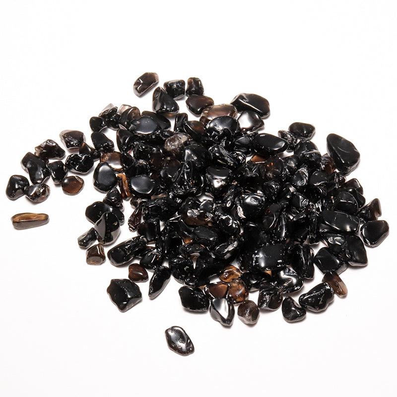 Morion Black Quartz Gravel Approx. 1kg [gr-g1057]