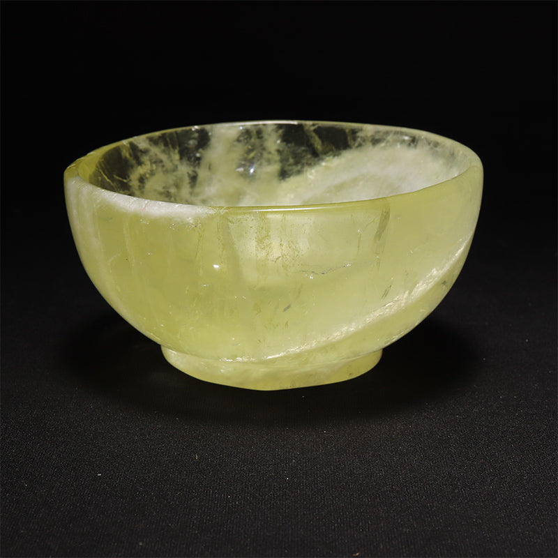 シトリン　お椀　約直径8.9～10×高さ3.7～4.8cm [co-g3261]