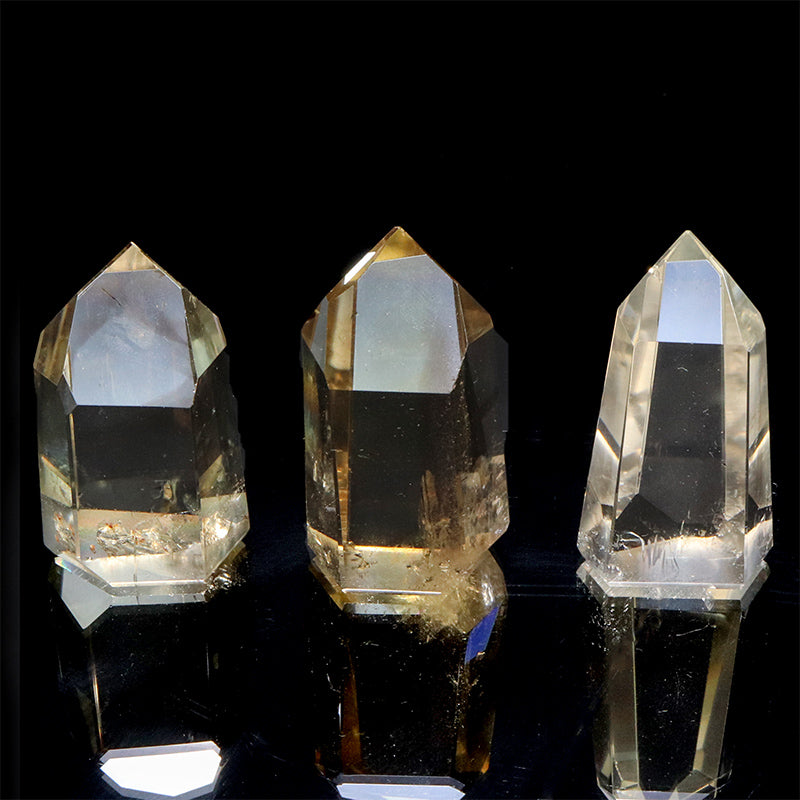 天然シトリン(非加熱)＜ブラジル産＞　六角柱　約3.5～6cm [co-g2690]