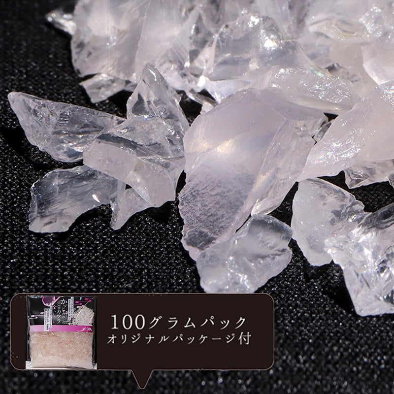 かっこみのカケラ　ローズクォーツ＜マダガスカル産＞　さざれ　約100g　日本製 [co-g2976]