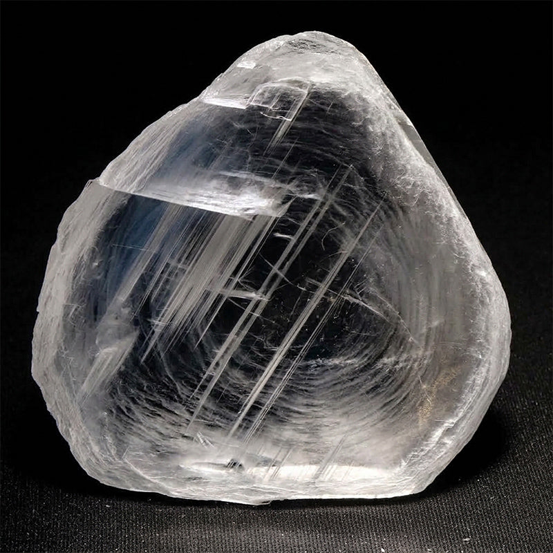 セレナイトスライス＜モロッコ産＞　原石　約7～7.2cm×7.5～9cm [co-g3267]