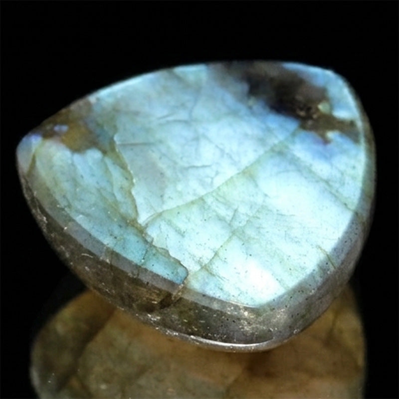 ラブラドライト＜マダガスカル産＞　三角形　約13×13mm　ルース [co-g3447]
