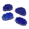 Natural Lapis Lazuli Stone from Afghanistan, Flower, Peony, Hole-Penetrated [co-g0896]