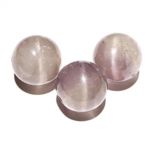 マリアライトキャッツアイ＜パキスタン産＞　約18.5mm　穴あり　丸玉 [co-g3474]