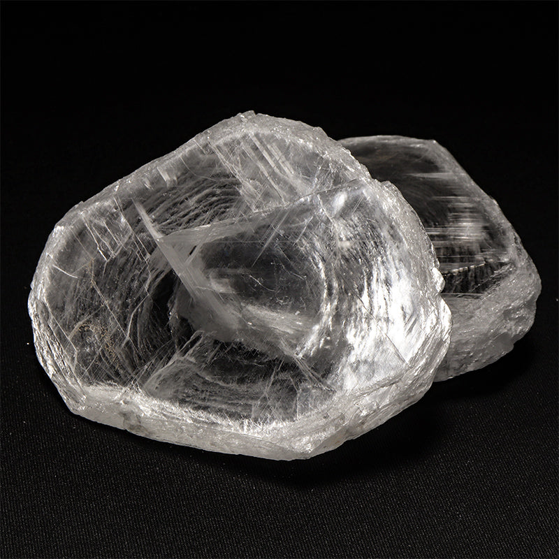 セレナイトスライス＜モロッコ産＞　原石　約7～7.2cm×7.5～9cm [co-g3267]