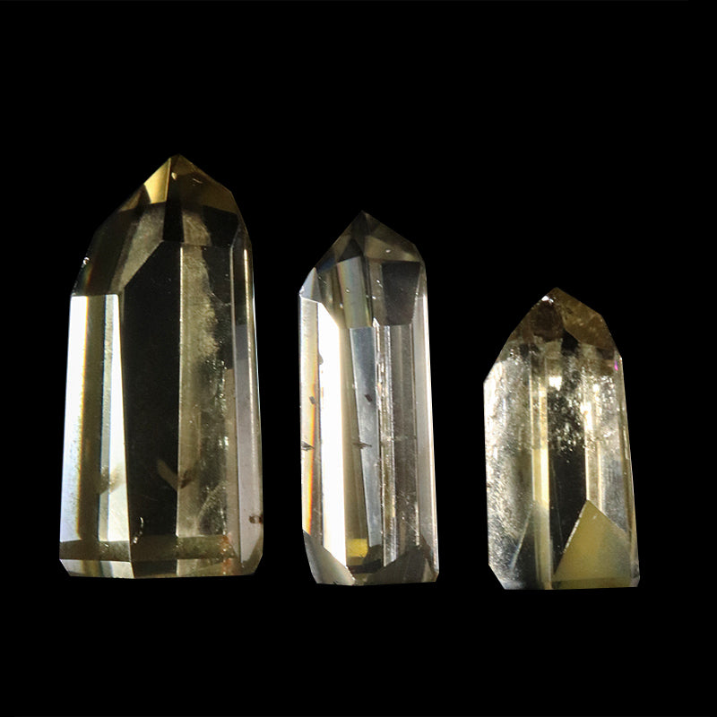 天然シトリン(非加熱)＜ブラジル産＞　六角柱　約3.5～6cm [co-g2690]