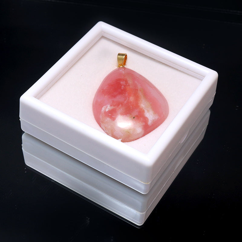 【9/30まで10月誕生石20％OFF(決済時に自動割引)】【対象商品10点以上ご購入で30％OFF/決済時に自動割引】ペンダントトップ　ピンクオパール＜オーストラリア産＞　ステンレス　　ゴールド　日本製 [co-g1277]