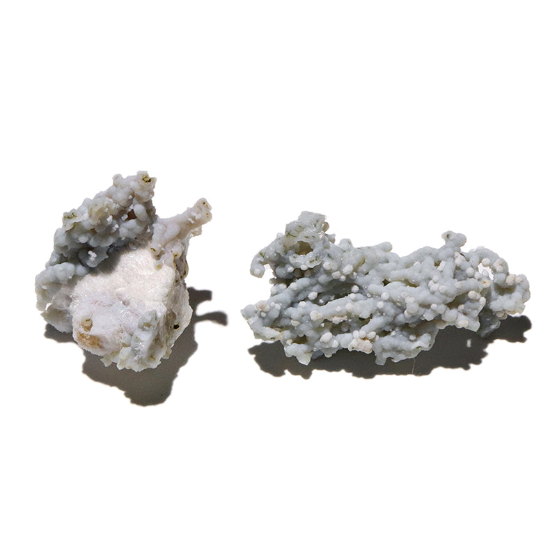ブルーカルセドニー＆モルデナイト＜インド産＞　共生　原石　約3～5cm　ランダム発送  [co-g2884]