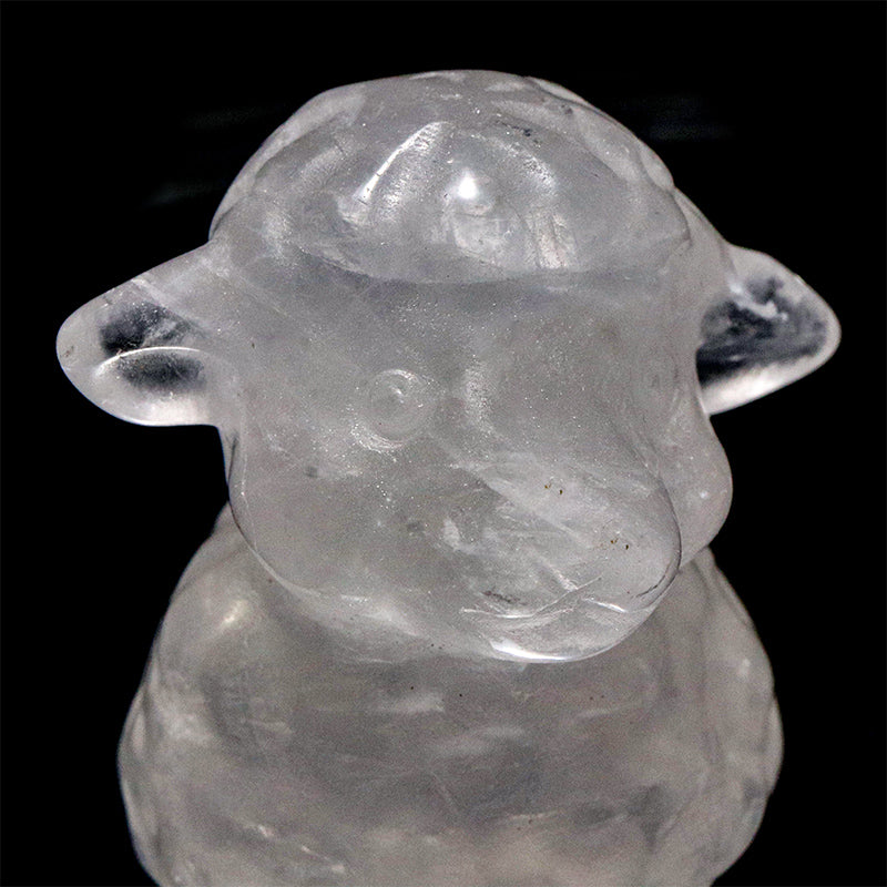 彫り物　羊　約31×36×41mm　ランダム発送 [co-g3208]