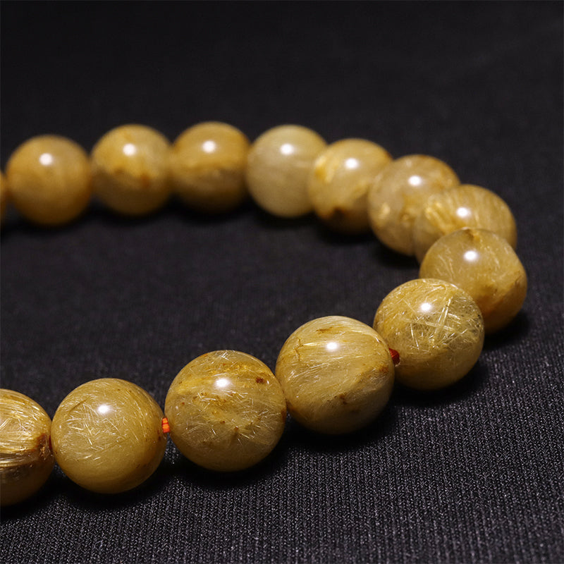 タイチンルチル＜ブラジル産＞ ブレス　丸 [co-g2927]