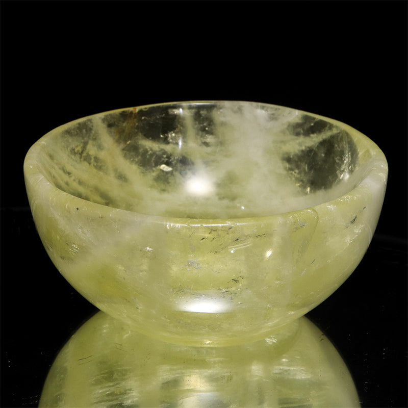 シトリン　お椀　約直径8.9～10×高さ3.7～4.8cm [co-g3261]