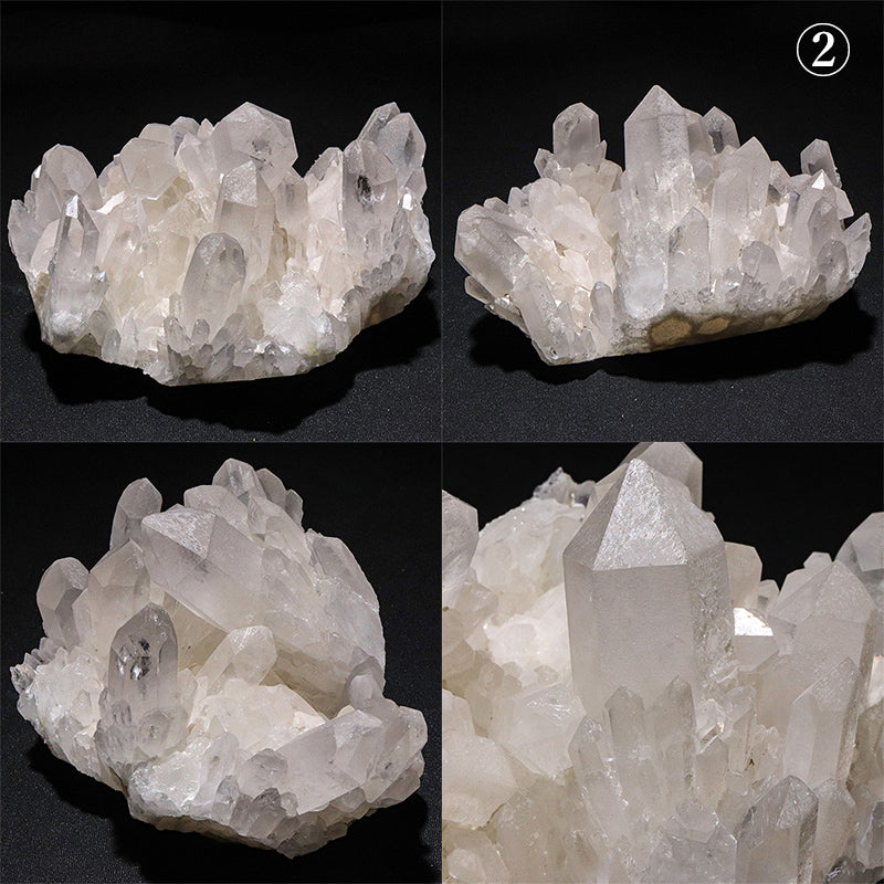 水晶＜マダガスカル産＞　クラスター　約7～17×約7～12cm [co-g3292]