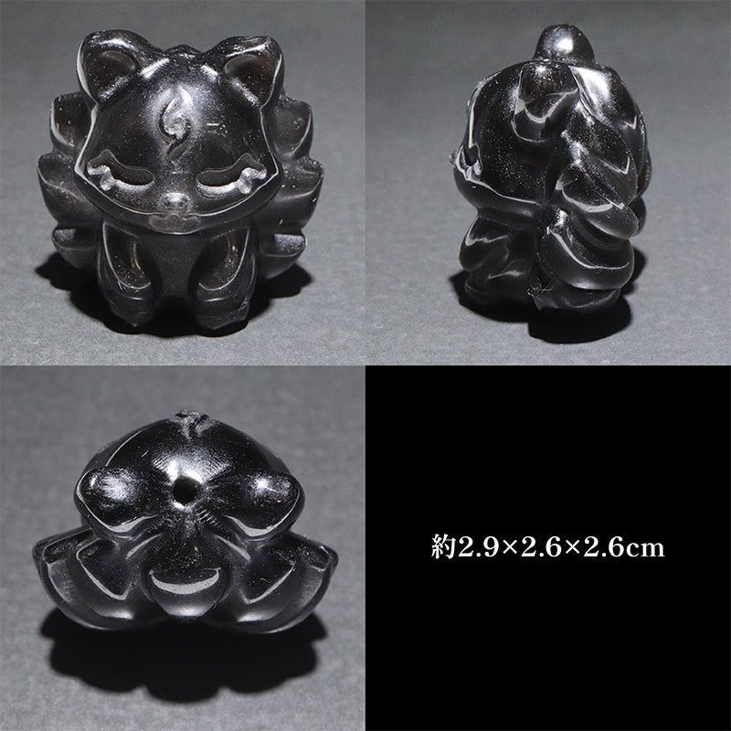 【一点物】彫り物　ゴールデンオブシディアン　風水彫り物　招き猫　龍亀　龍　全3種類  [co-g2286]