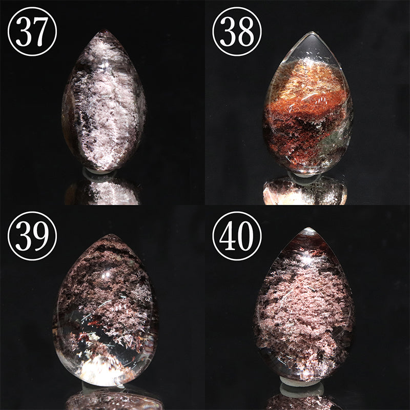 【動画】ルース　ガーデンクォーツ＜ブラジル産＞　ドロップ型  [co-g2128]