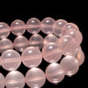 Star Rose Quartz Bracelet (Madagascar) Round [co-g0848]