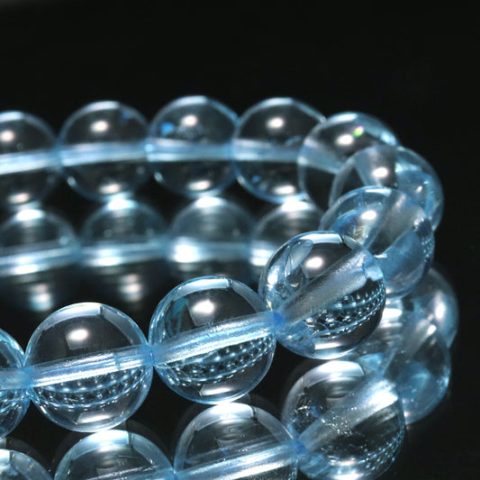 ブレス　スイスブルートパーズ＜ブラジル産＞　丸 [co-g1693]