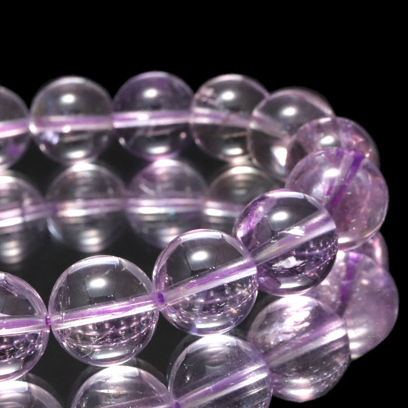 ブレス　ボリビアアメジスト＜ボリビア産＞　丸  [co-g1680]