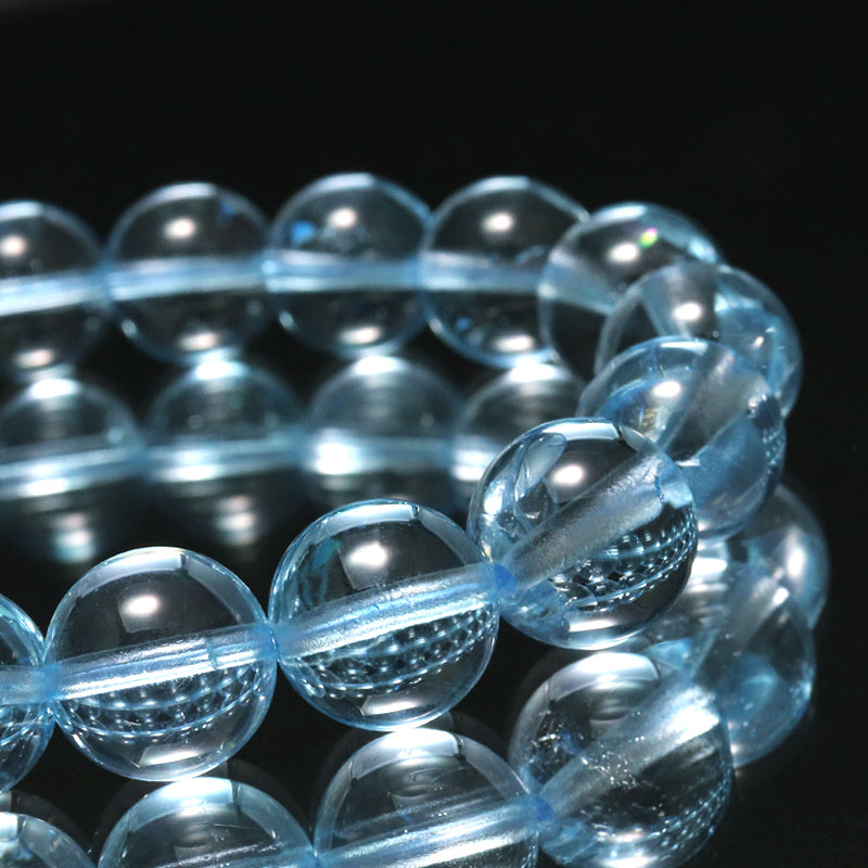 ブレス　スイスブルートパーズ＜ブラジル産＞　丸 [co-g1693]