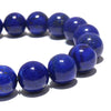 High-quality lapis lazuli bracelet from Afghanistan, round [co-g0814]