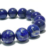 Lapis Lazuli Bracelet (from Afghanistan) Round [co-g0815]