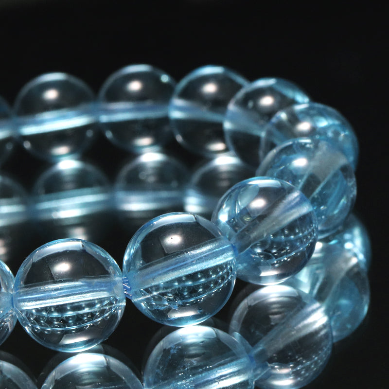 ブレス　スイスブルートパーズ＜ブラジル産＞　丸 [co-g1693]