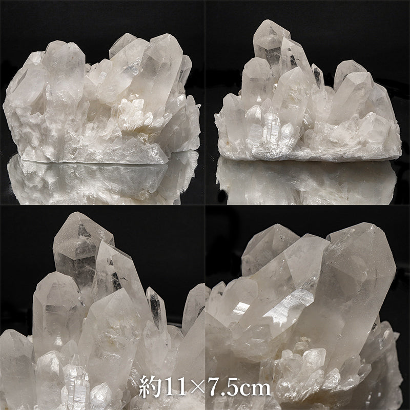 水晶＜マダガスカル産＞　クラスター　約9～15×約6～20mm [co-g3189]