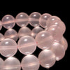 Star Rose Quartz Bracelet (Madagascar) Round [co-g0848]