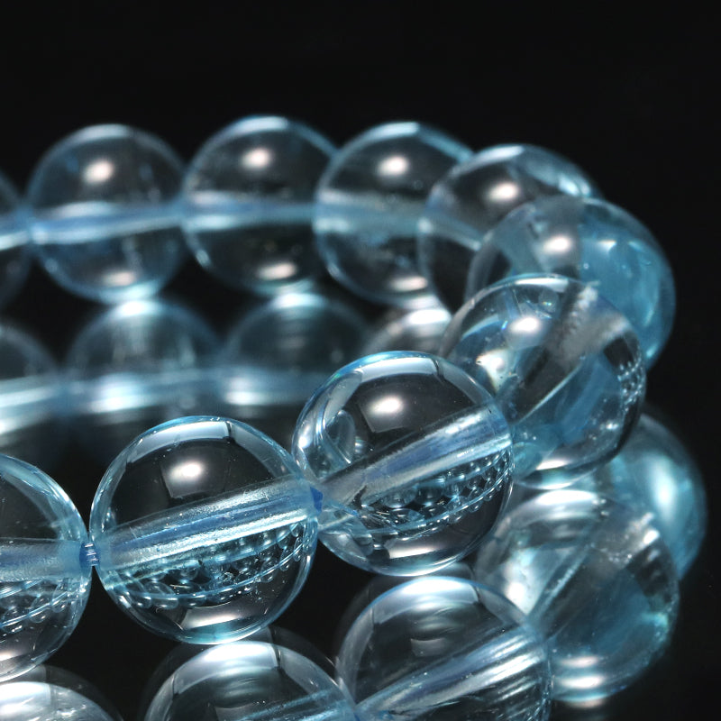 ブレス　スイスブルートパーズ＜ブラジル産＞　丸 [co-g1693]