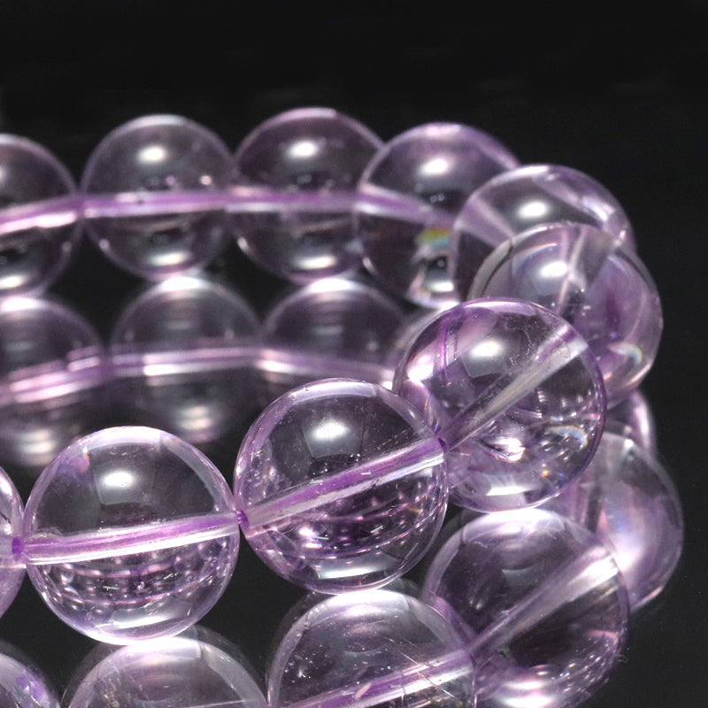 ブレス　ボリビアアメジスト＜ボリビア産＞　丸  [co-g1680]