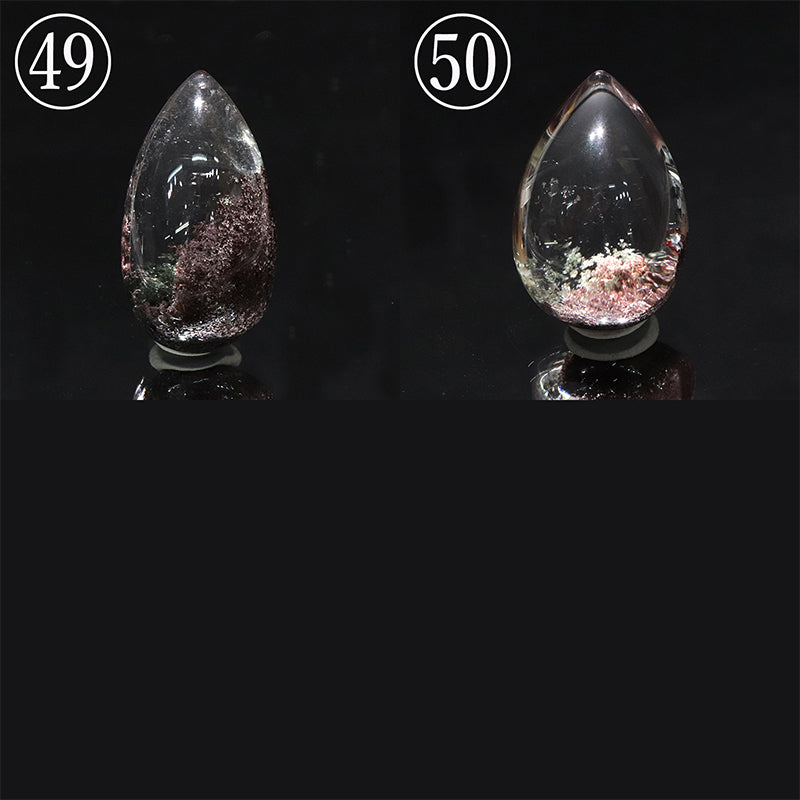 【動画】ルース　ガーデンクォーツ＜ブラジル産＞　ドロップ型  [co-g2128]