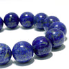 Lapis Lazuli Bracelet (from Afghanistan) Round [co-g0815]