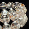 Oil-in-quartz bracelet (Pakistan) round [co-g0853]