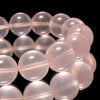 Star Rose Quartz Bracelet (Madagascar) Round [co-g0848]