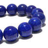 High-quality lapis lazuli bracelet from Afghanistan, round [co-g0814]