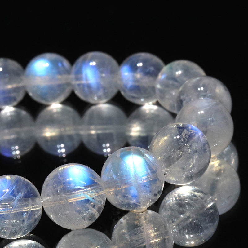 ブレス　ムーンストーン＜インド産＞　丸  [co-g2252]