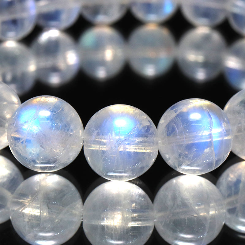 ブレス　ムーンストーン＜インド産＞　丸  [co-g2252]