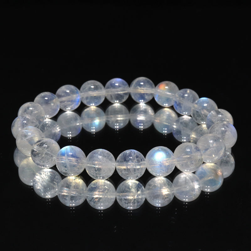 ブレス　ムーンストーン＜インド産＞　丸  [co-g2252]