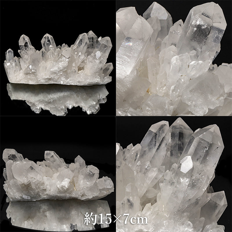 水晶＜マダガスカル産＞　クラスター　約9～15×約6～20mm [co-g3189]