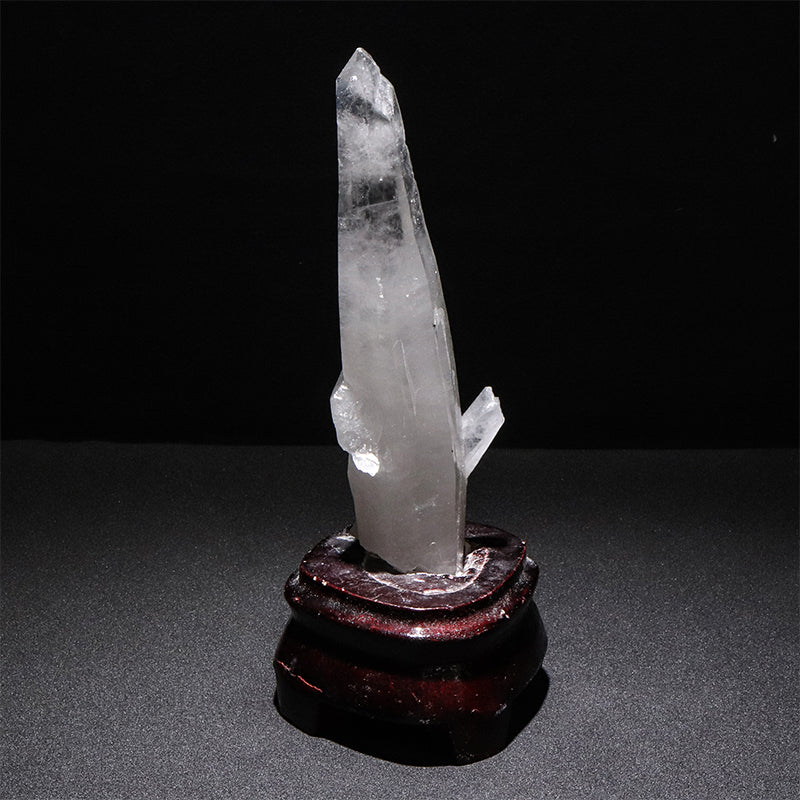 ファントム入り水晶＜ヒマラヤ産＞　原石　台座付き　 [co-g3087]