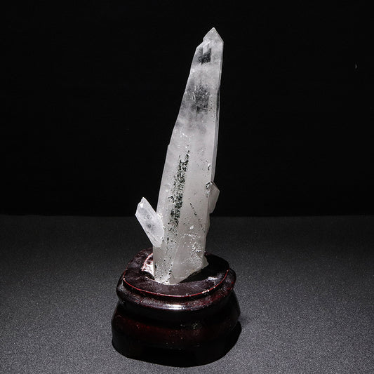 ファントム入り水晶＜ヒマラヤ産＞　原石　台座付き　 [co-g3087]