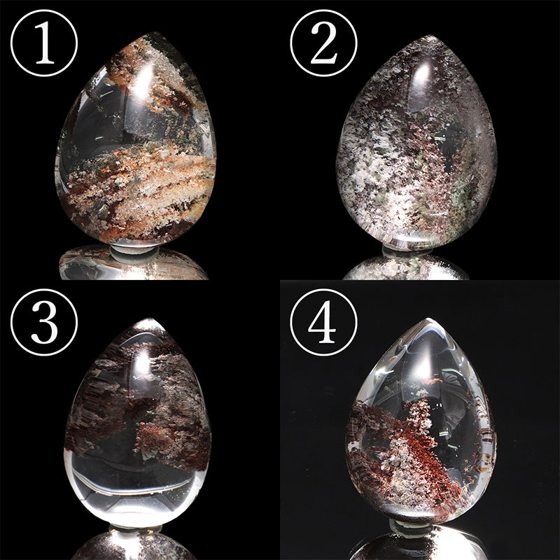 【動画】ルース　ガーデンクォーツ＜ブラジル産＞　ドロップ型  [co-g2128]